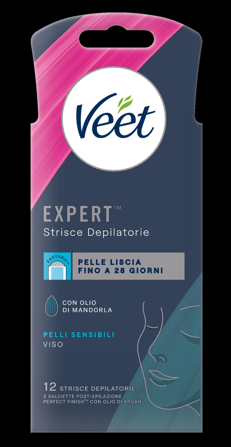 Veet Expert Strisce Depilatorie Viso/Corpo 12 pz in offerta da Tigota