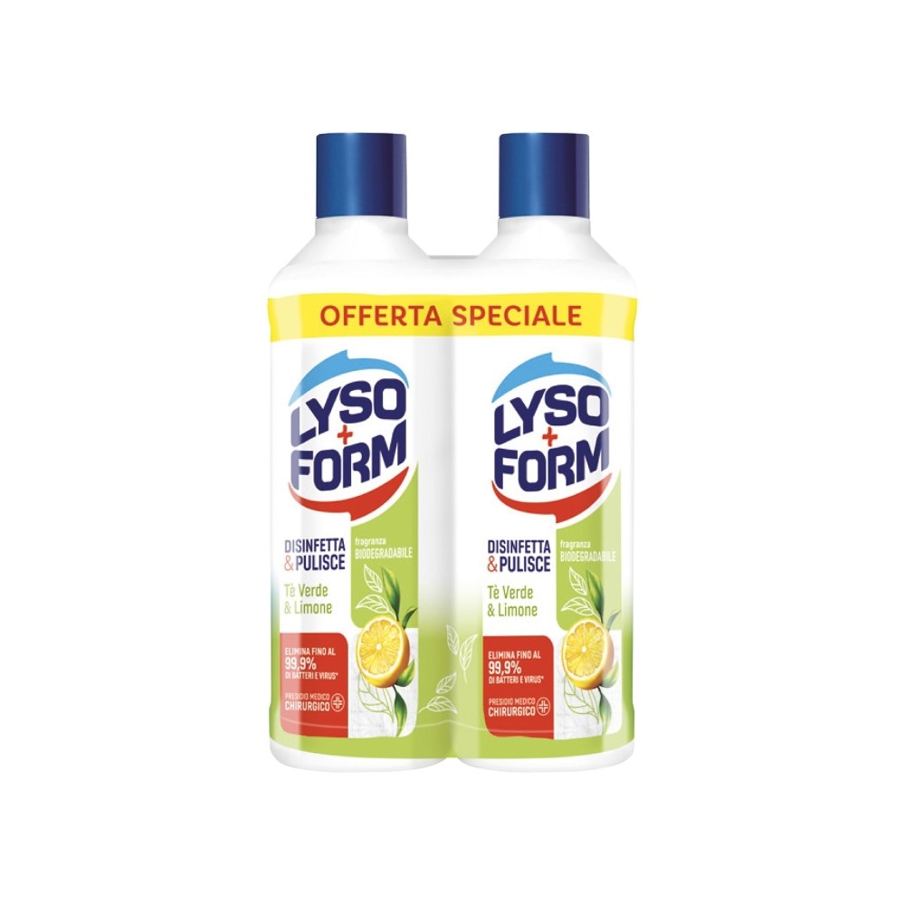 Detergente pavimenti Lysoform 2x1,1 L in offerta da DeSpar