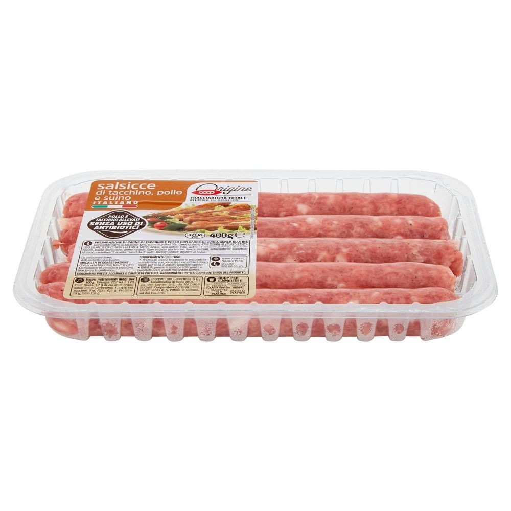 Salsicce di Tacchino, con Pollo e Suino 430 g Il Podere in offerta da ALDI