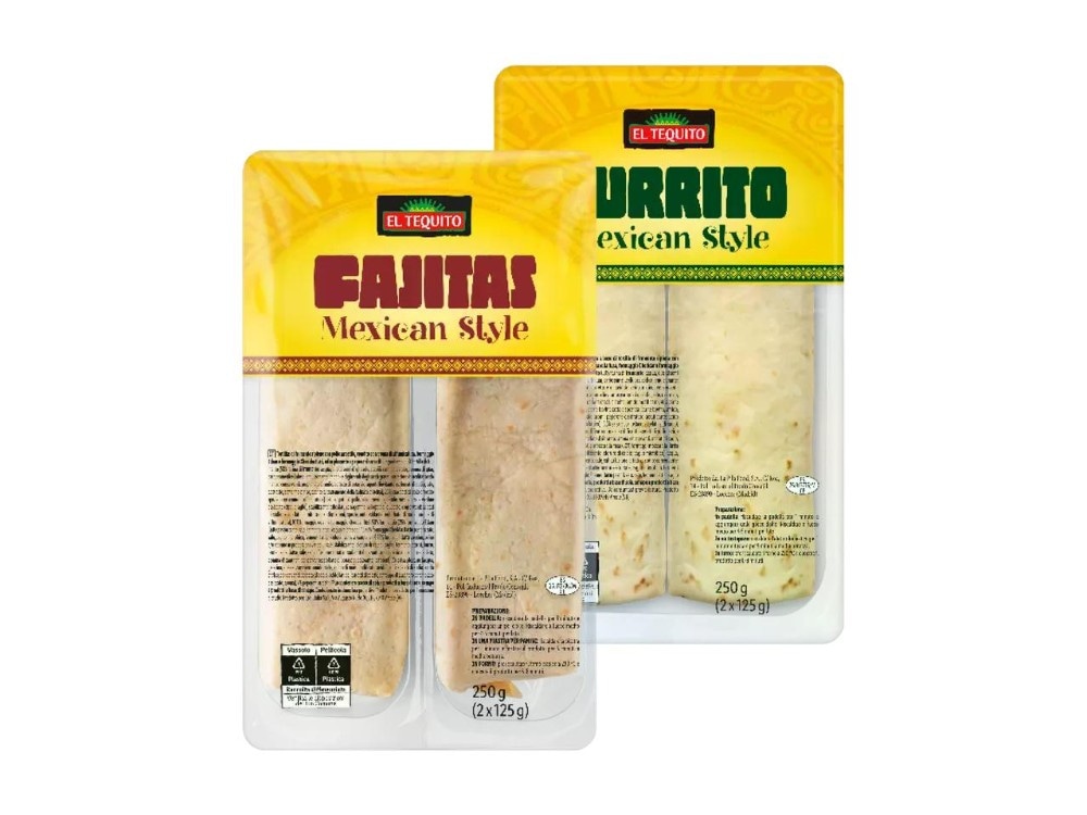EL TEQUITO Fajitas o Burrito 250 g - Offerta nel negozio Lidl