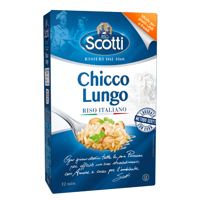 Riso Scotti riso italiano chicco lungo, 800 g – Il Gigante