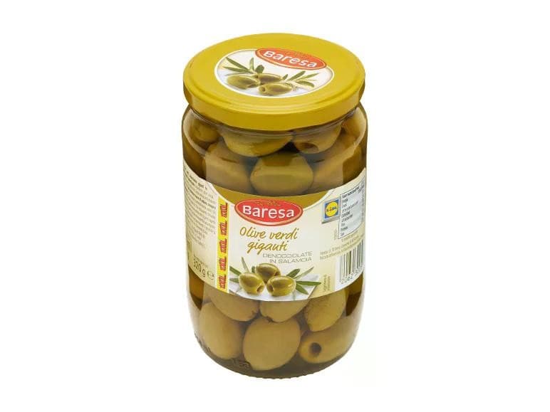 Baresa olive verdi denocciolate giganti 320 g (sgocc.) in offerta da Lidl