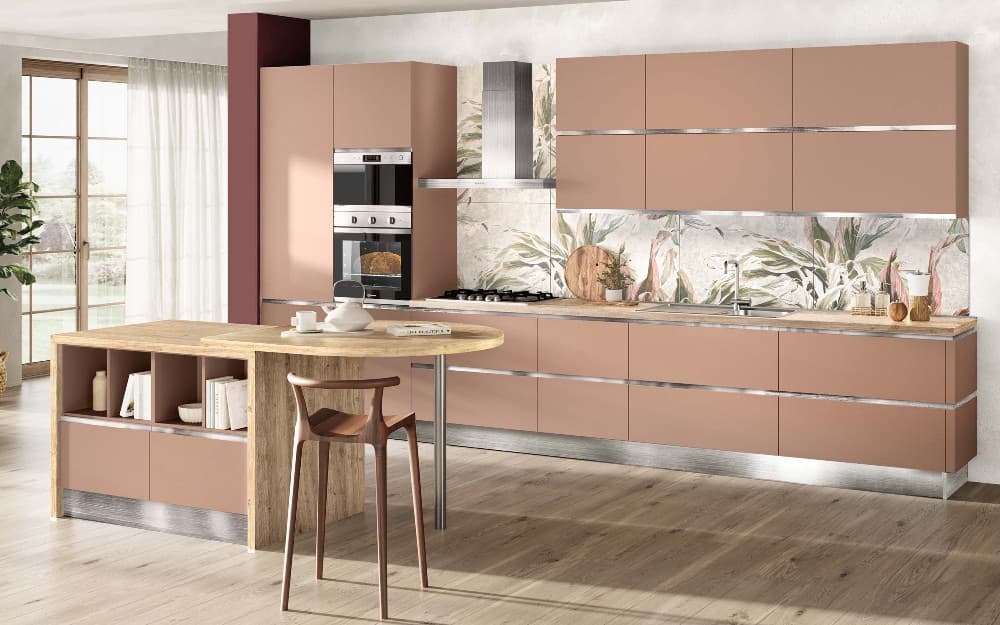 Selly composizione cucina tipo Rosa Retrò opaco – Mondo Convenienza