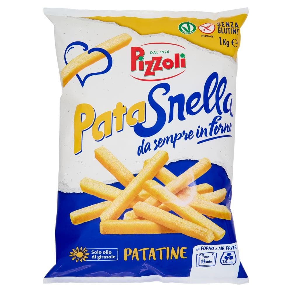 Patatine Patasnella surgelate Pizzoli 1 kg in offerta da Bennet
