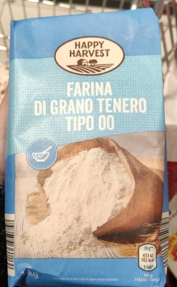 Farina tipo 00 1 kg Happy Harvest in offerta da ALDI