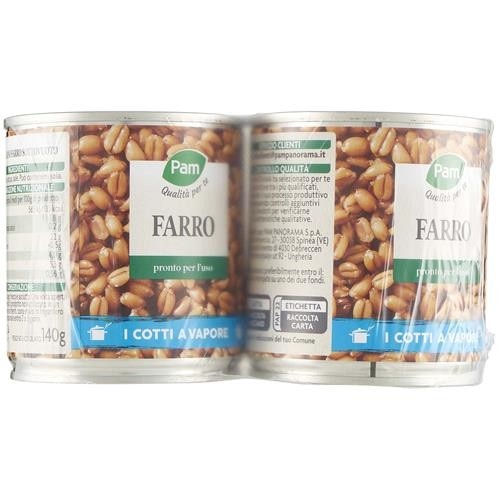 Farro cotto al vapore e/o carotine e piselli 150 g x 2 in offerta da Panorama