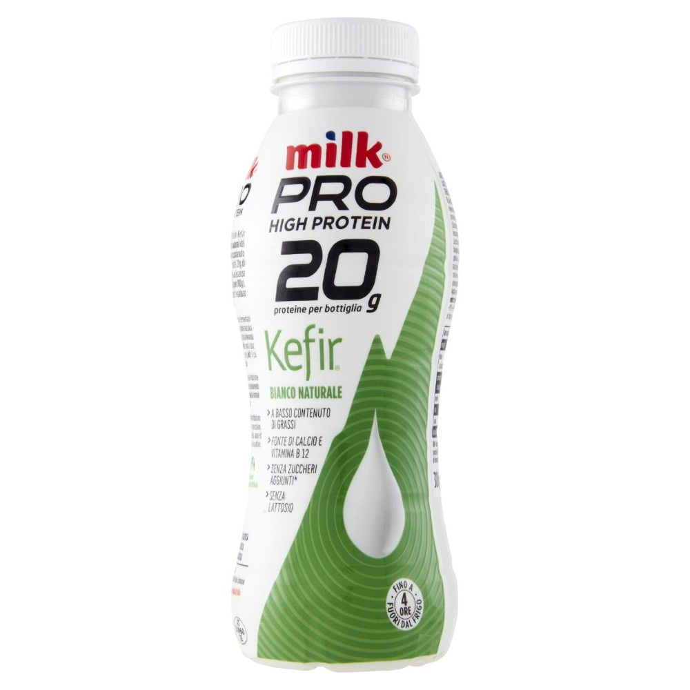 Pro High Protein 20g Kefir Bianco Naturale Milk 300 g in offerta da Carrefour