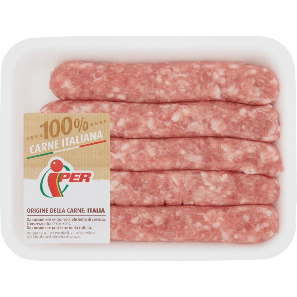 Salsiccia di pollo e suino 360 g Iper in offerta da Iper La grande i