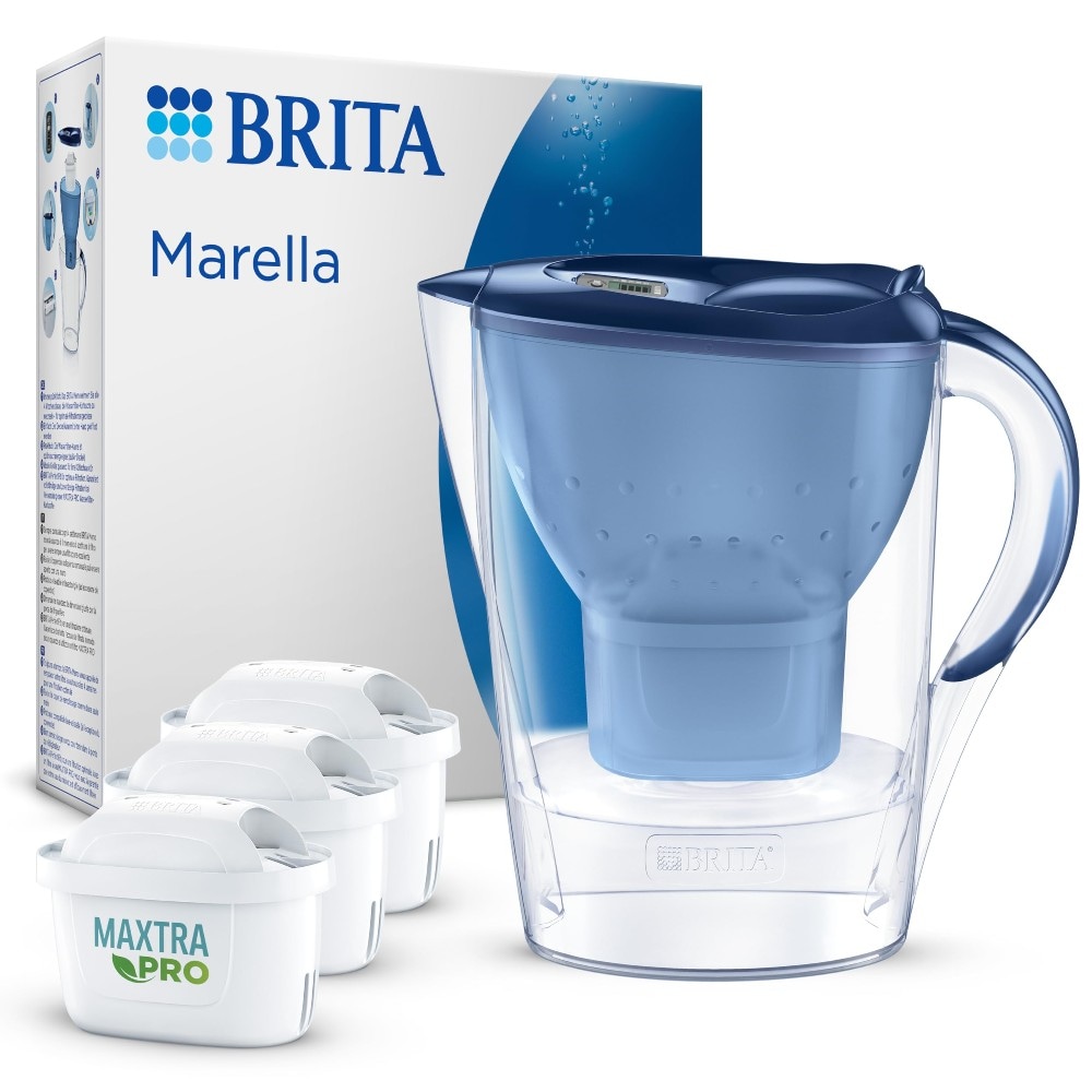 Caraffa Marella con 3 filtri inclusi 2,4 Litri Brita - Offerta nel negozio Risparmio Casa