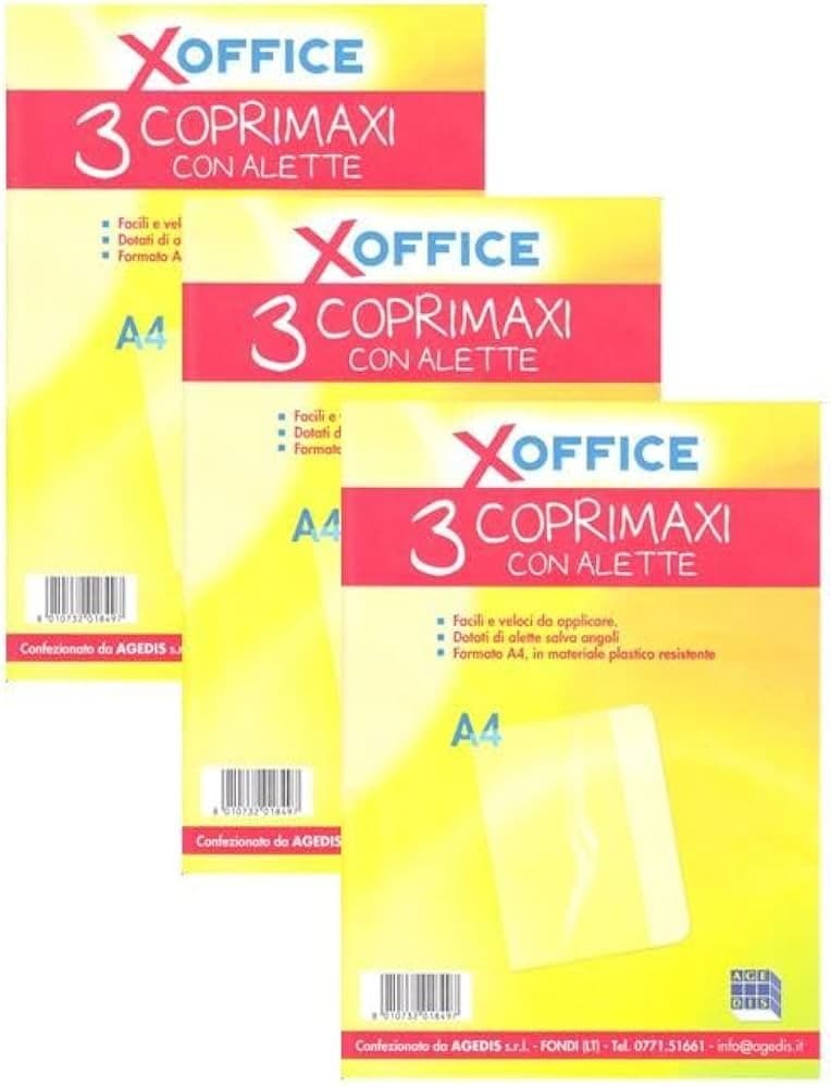 3 coprimaxi neutro Xoffice 3 pezzi in offerta da Il Gigante
