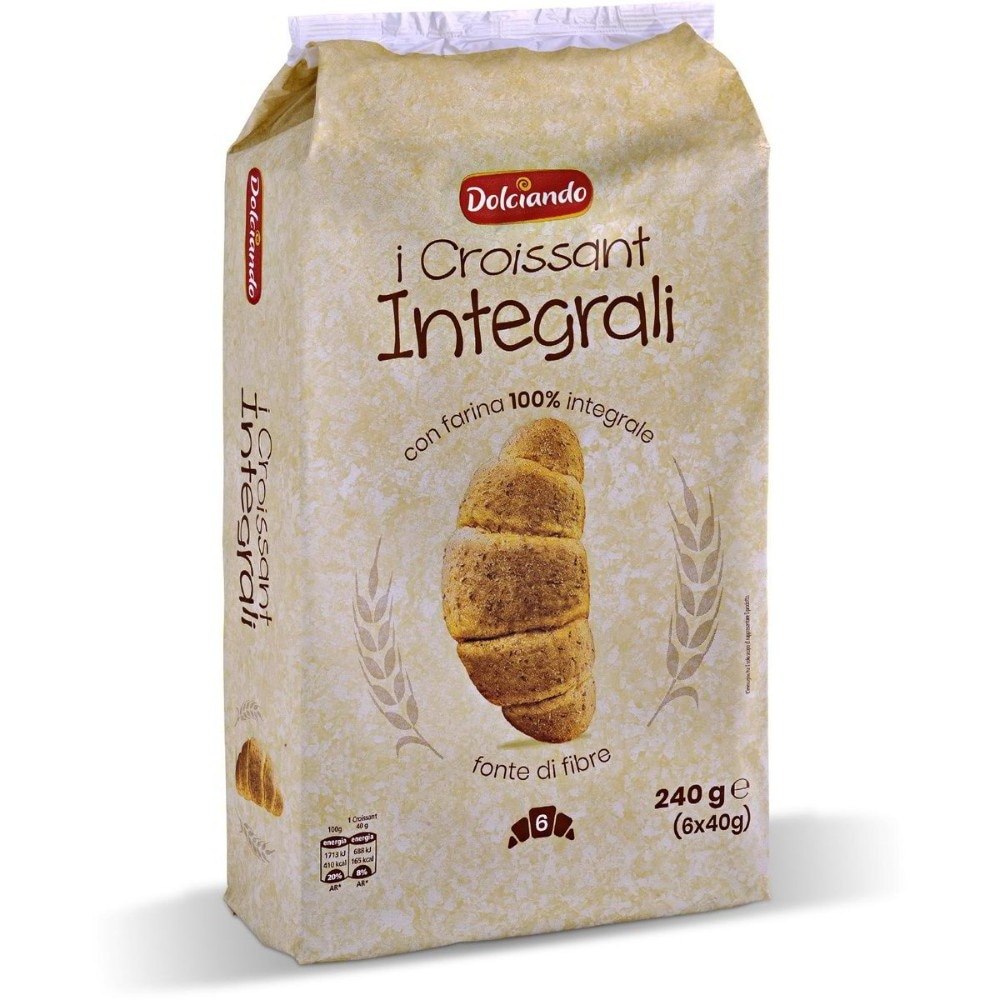 Croissant integrali 240 g Dolciando in offerta da Eurospin