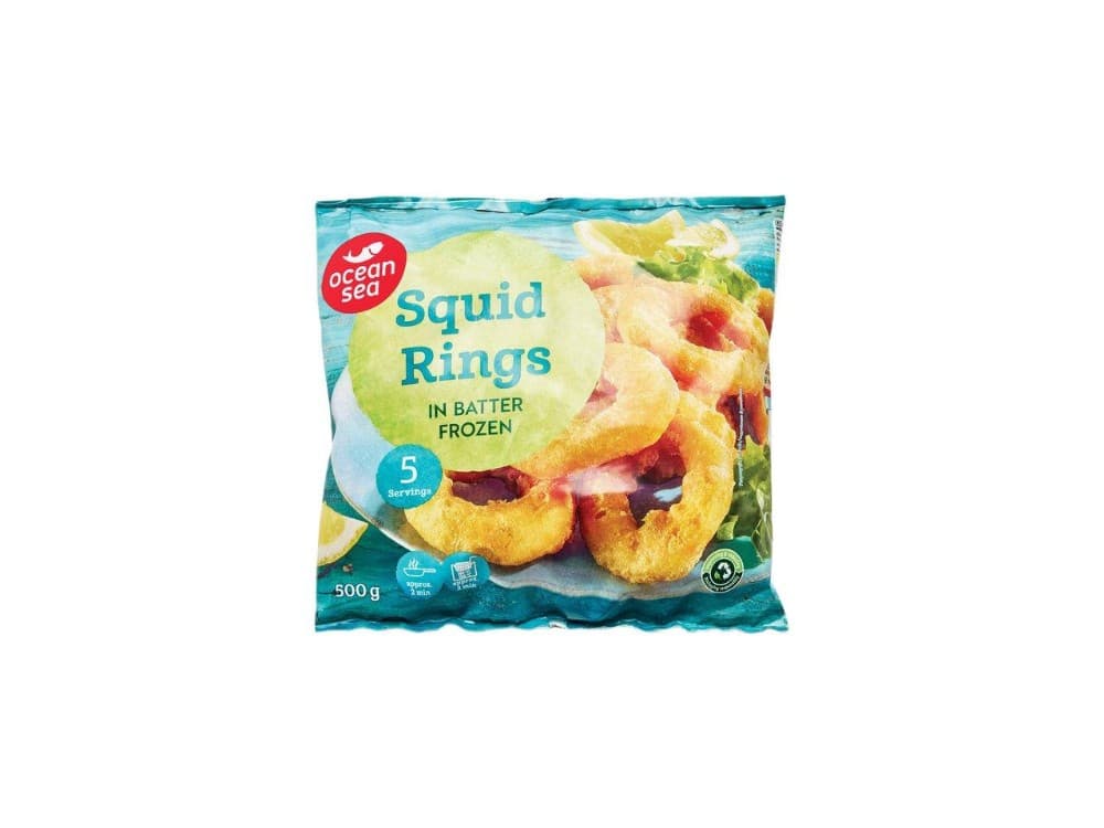 Ocean Sea anelli di totano 500 g confezione in offerta da Lidl
