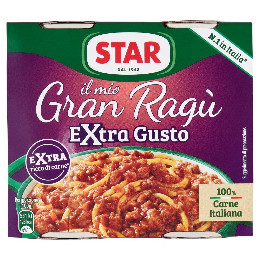 Gran Ragù gusti assortiti 180 g x2 Star in offerta da Iper La grande i