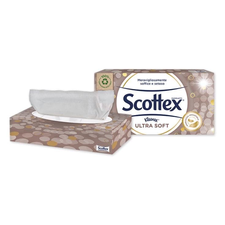 Fazzoletti Ultra Soft 2x80 pezzi Scottex in offerta da Bennet