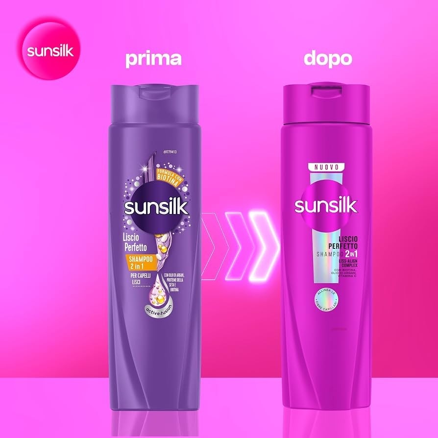 Sunsilk shampoo e balsamo 250 ml x 2 + 200 ml x 2 in offerta da Risparmio Casa