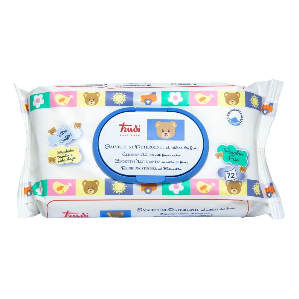 Salviette Detergenti per Bambini Trudi, 72 salviette – MD