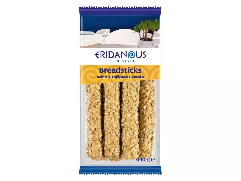 Eridanous grissini con semi di girasole 400 g in offerta da Lidl