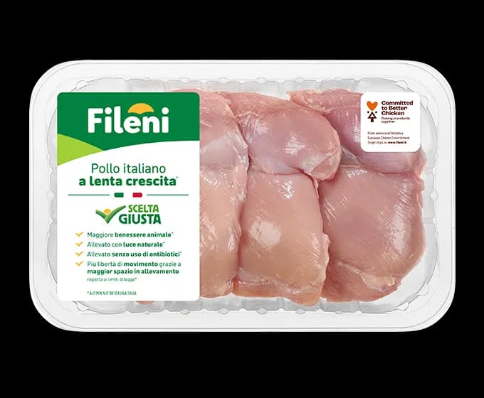 Scaloppe, Fusi o Petto di pollo a fette da allevamento senza uso di antibiotici Fileni – Iper La grande i