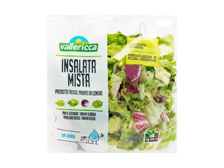 Insalata mista 200 g confezione VALLERICCA in offerta da Lidl