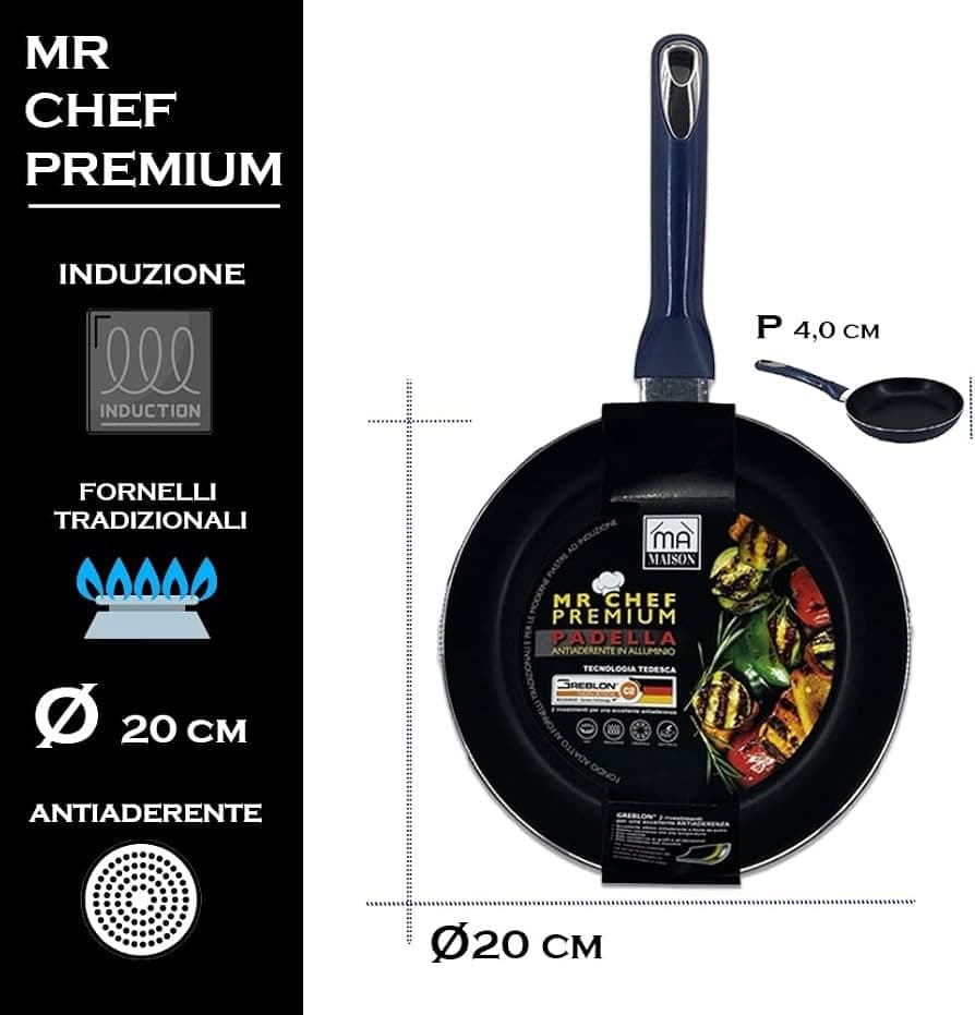 Padella Linea Chef Premium 22 cm Ma Maison in offerta da Maury's