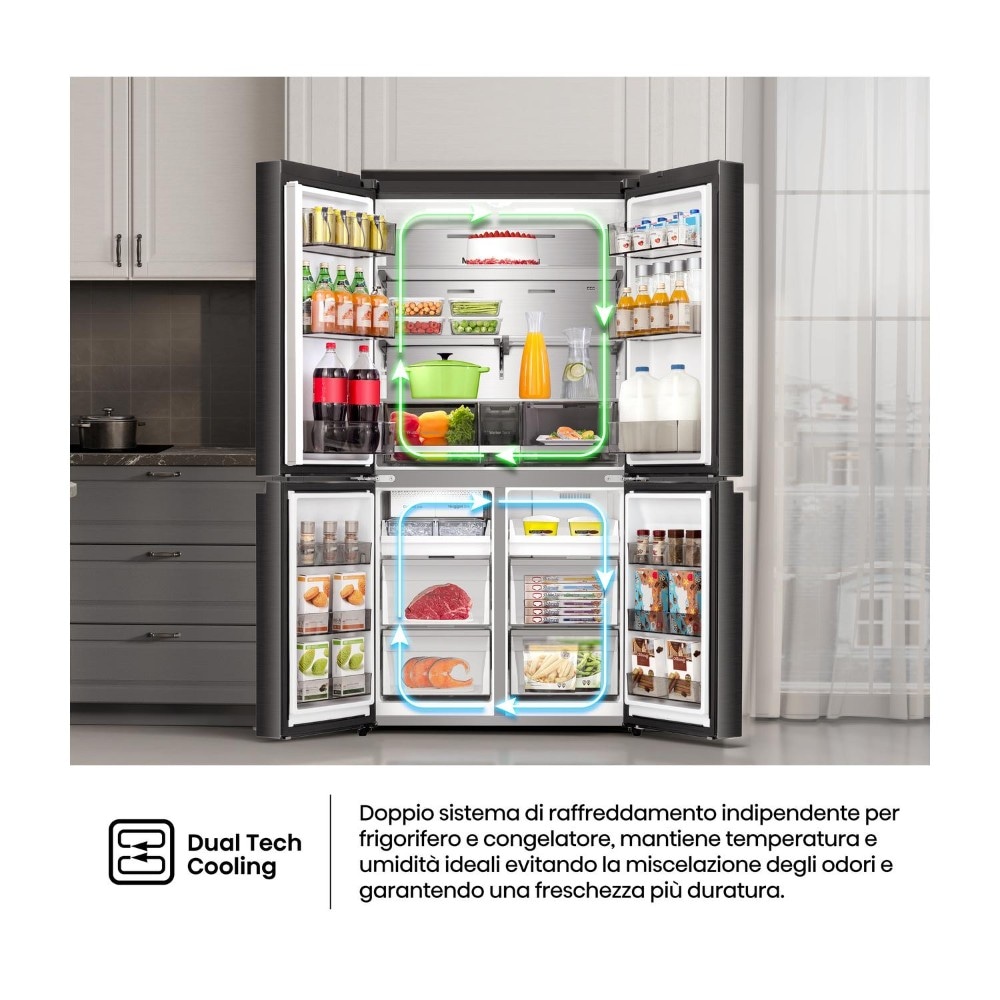 Frigorifero Multi Door My Fresh Choice 640 L HISENSE in offerta da Euronics