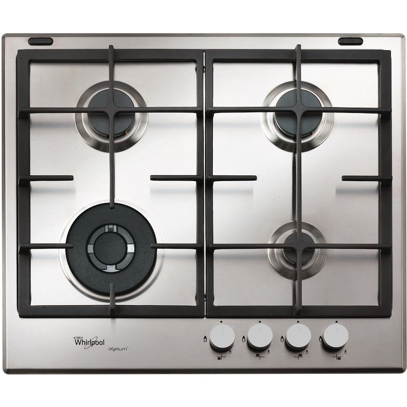 GMR6422IXL Piano a gas 60 cm 60 cm WHIRLPOOL in offerta da Unieuro