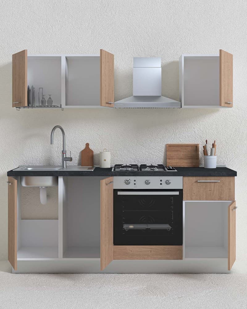 Cucina Athena 195 Cemento Bronx – Mondo Convenienza