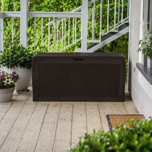 Baule Grande Rattan 270 LITRI Gensini - Offerta nel negozio Risparmio Casa