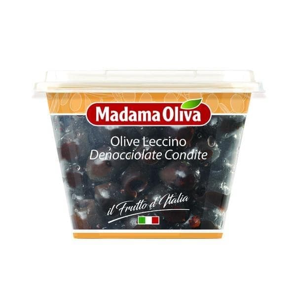 Olive nere Leccino o verdi denocciolate Madama Oliva 200 g in offerta da Bennet