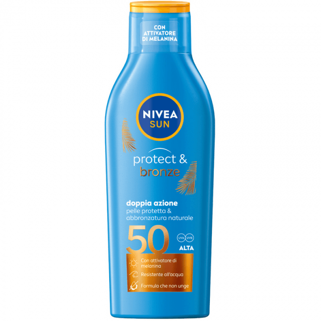 Crema Solare Spray Protect&Bronze SPF 50 Nivea Sun 200 ml - Offerta nel negozio Carrefour