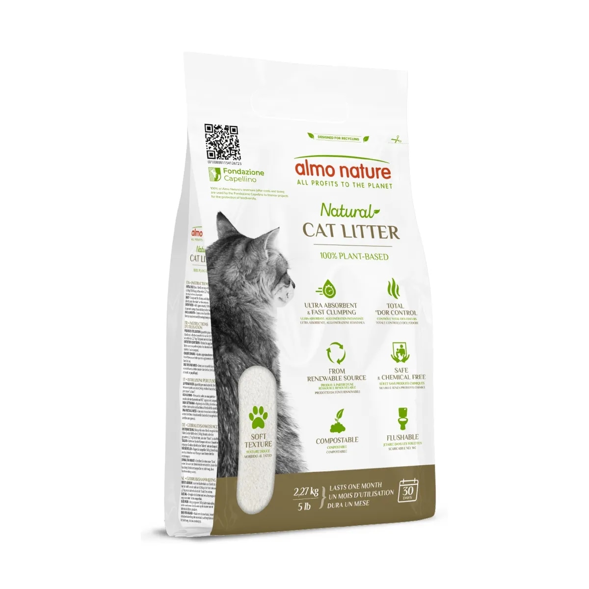 Lettiera per gatti 2,5 kg in offerta da Bennet