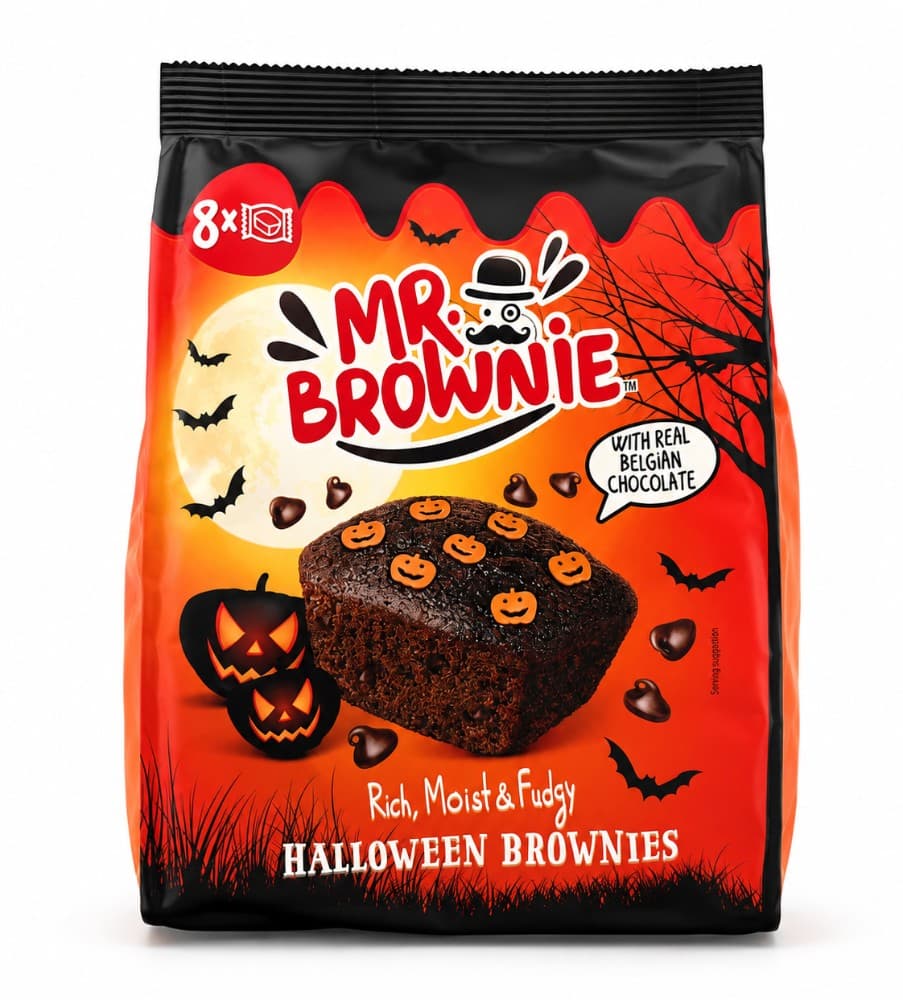 Halloween Brownies Mr. Brownie, 200 g – Bennet
