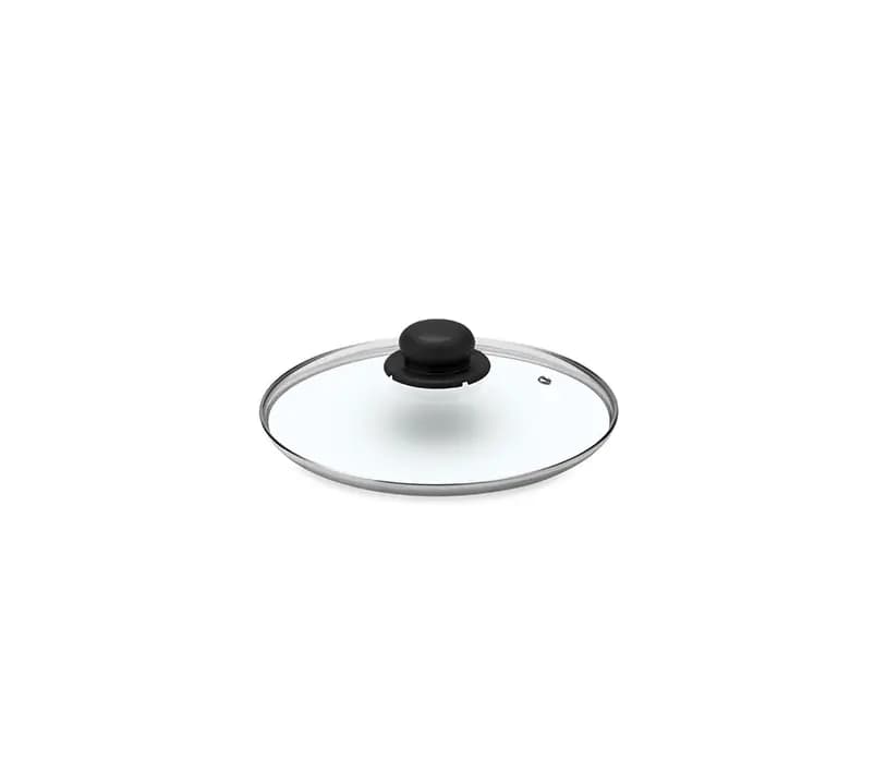 Coperchio in vetro con bordo in acciaio, Ø 16 cm a Ø 32 cm ZANETTI – Iper La grande i