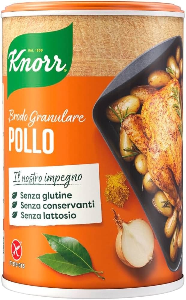 Brodo granulare classico, pollo o vegetale, 250 g Knorr – Iper La grande i