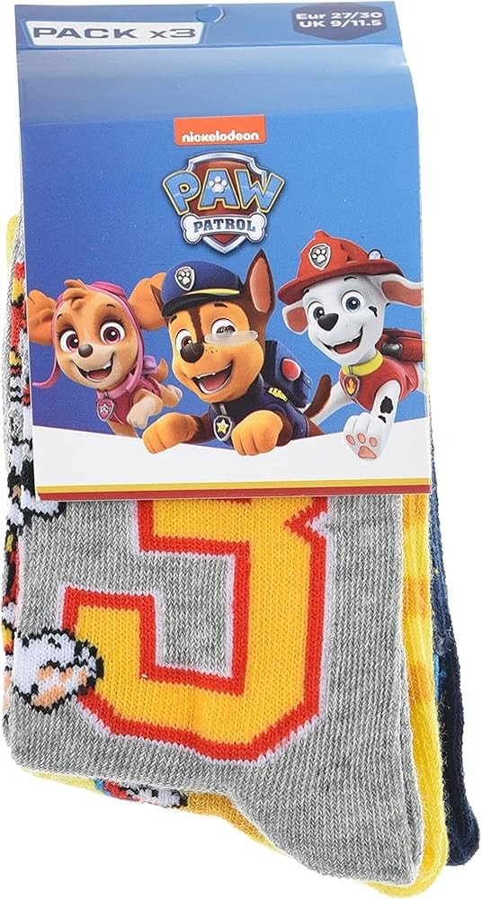 Calzini da bambini Paw Patrol 3 paia in offerta da Lidl