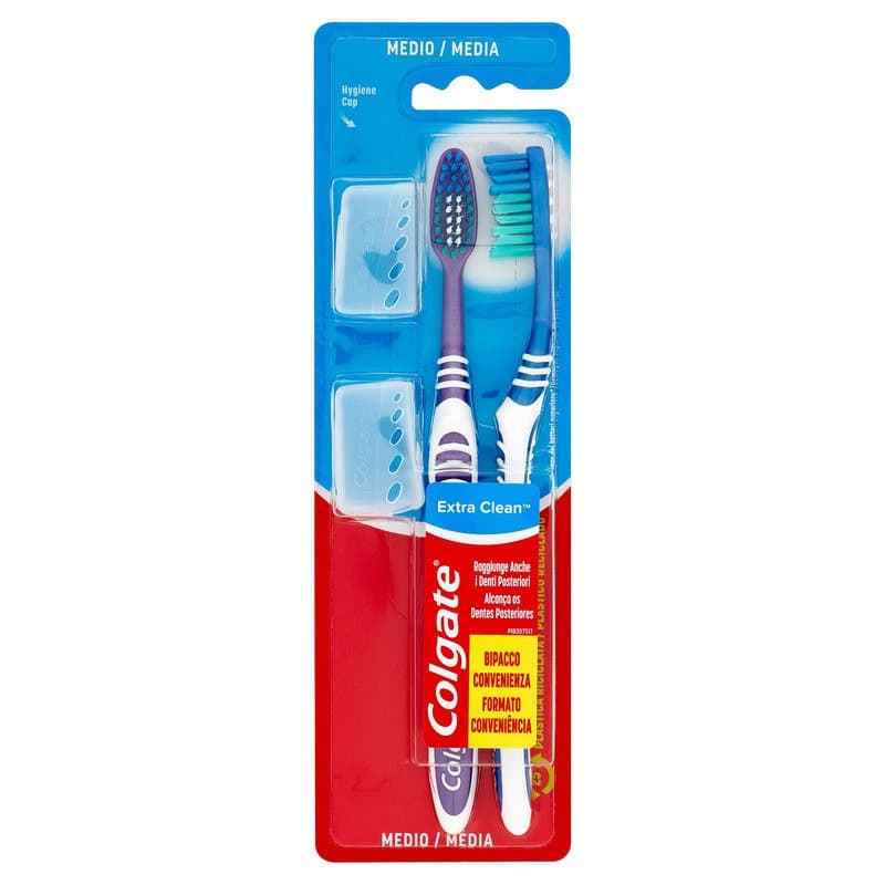 Colgate spazzolino Extra Clean 2 pezzi in offerta da Carrefour