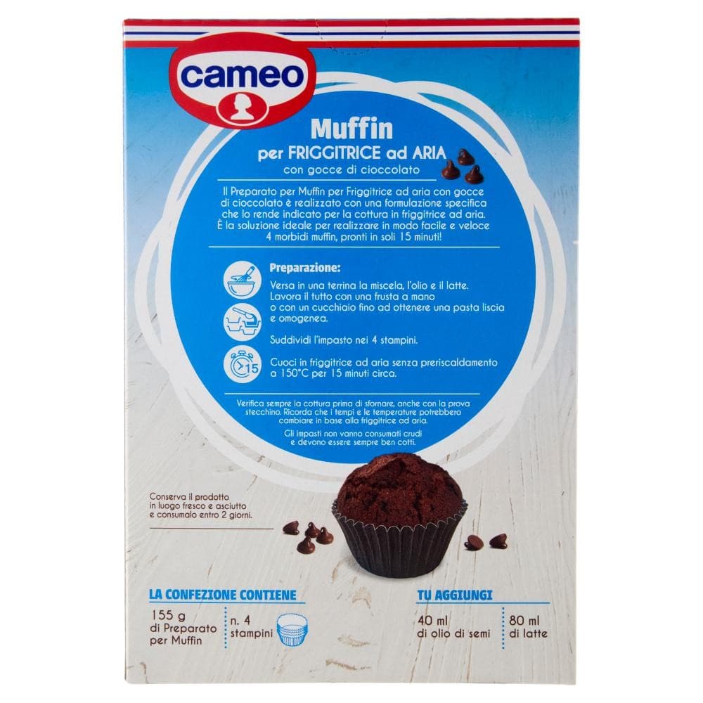 Preparato per Muffin per friggitrice ad aria, 155 g Cameo – Lidl
