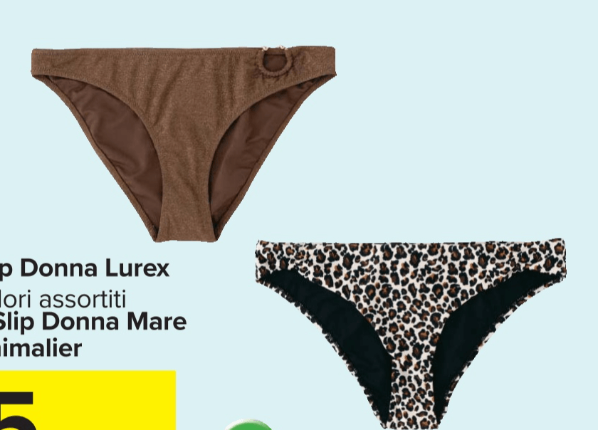 Slip Donna Mare Animalier - Offerta nel negozio Carrefour