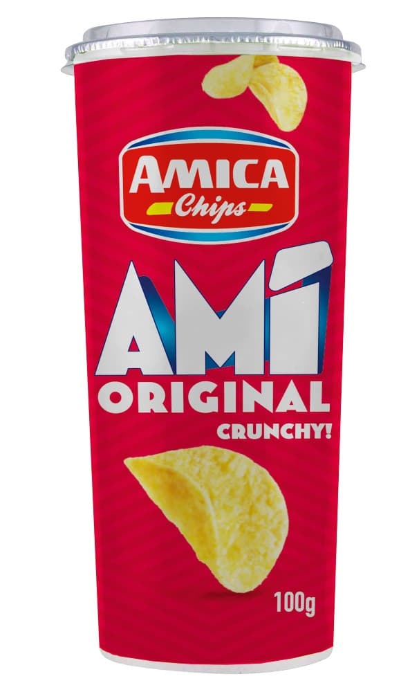 Ami Amica Chips Original e Paprika, 100 g – Carrefour