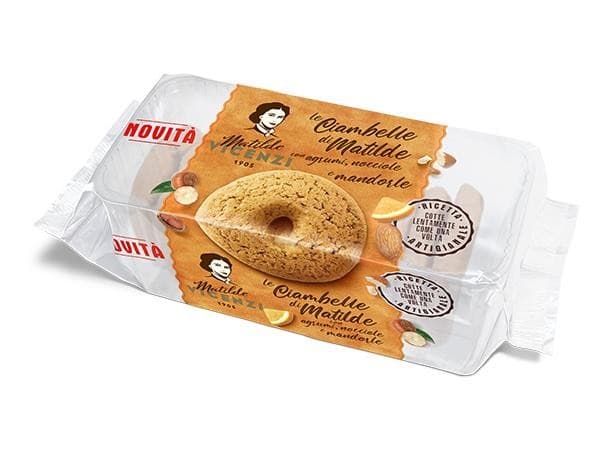Le Ciambelle di Matilde Vicenzi agrumi, nocciole e mandorle/gocce cioccolato 200 g in offerta da Il Gigante