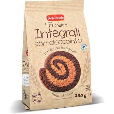 Frollini integrali con cioccolato 350 g Dolciando in offerta da Eurospin