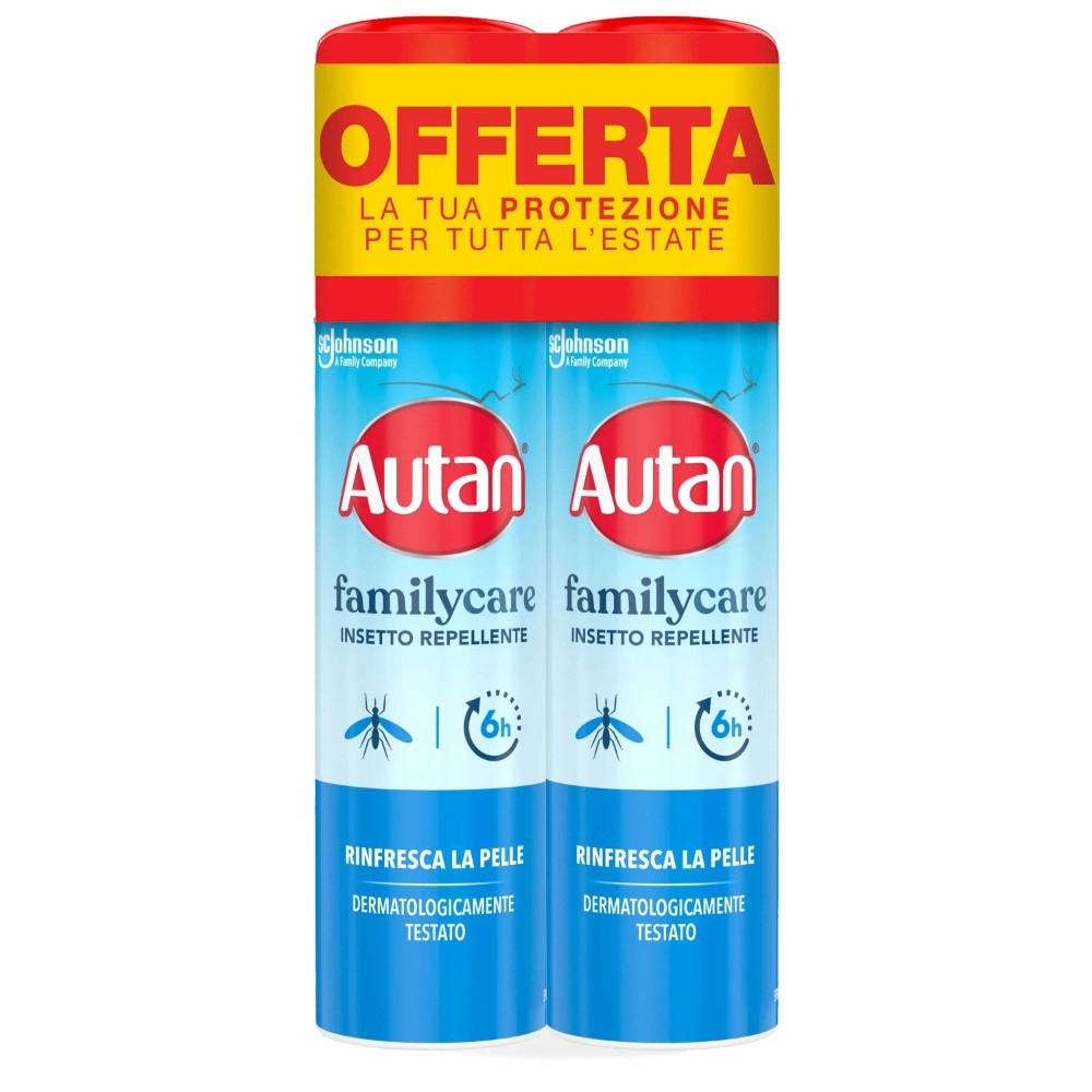 Repellente Attiva spray o Family care 100 ml x2 Autan - Offerta nel negozio Iper La grande i