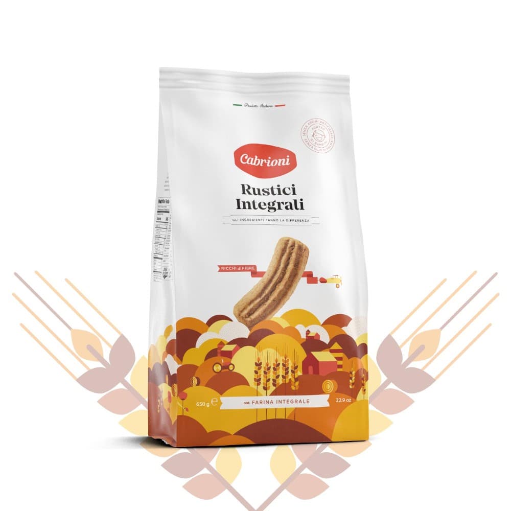 Biscotti Rustici Integrali, 650 g Cabrioni – Bennet