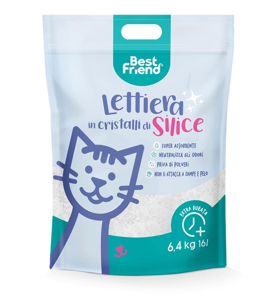 Lettiera cristalli di silice 16 l Best Friend in offerta da Iper La grande i