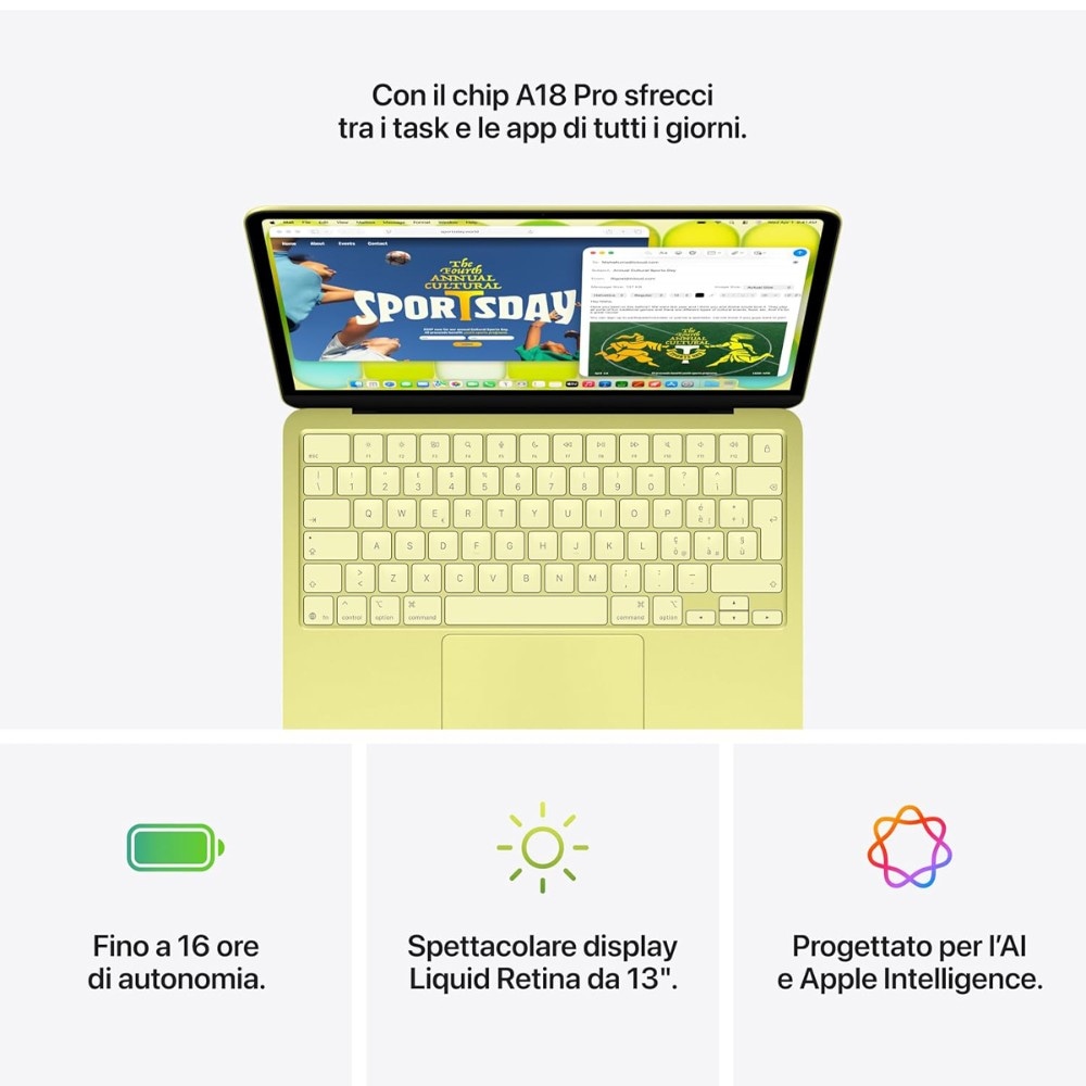 MacBook Neo chip A18 Pro RAM 8 GB Apple - Offerta nel negozio Comet