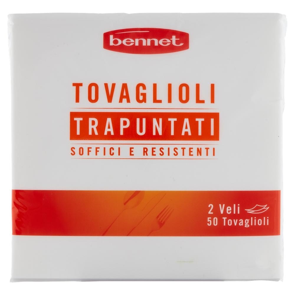 Tovaglioli Trapuntati Bennet conf. da 50 in offerta da Bennet
