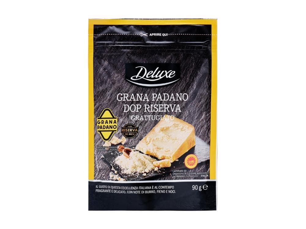 Grana Padano DOP Riserva grattugiato, 90 g Deluxe – Lidl