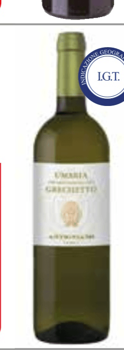 Grechetto o Sangiovese Umbria IGT 75 cl in offerta da Il Gigante