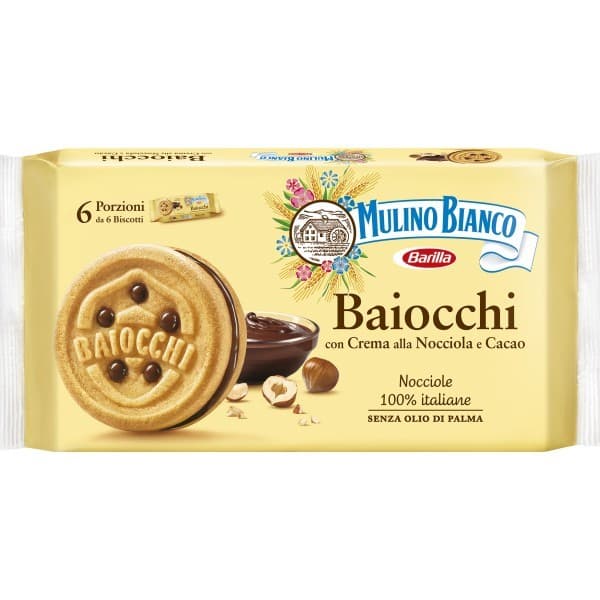 Biscotti Baiocchi alla nocciola, 336 g Mulino Bianco – Lidl