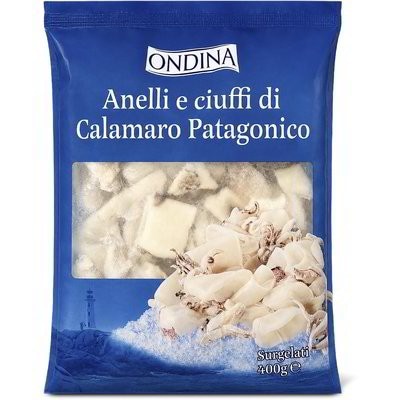 Anelli e ciuffi di calamaro patagonico 400 g in offerta da Eurospin